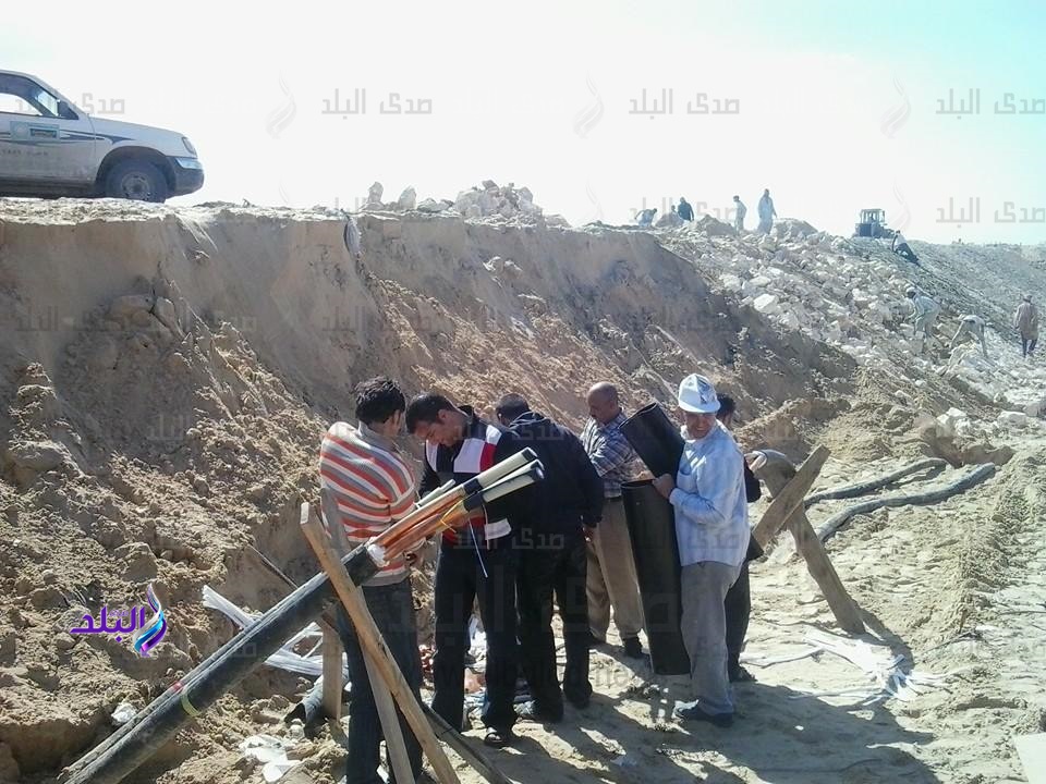 خطوط كهرباء أرضية