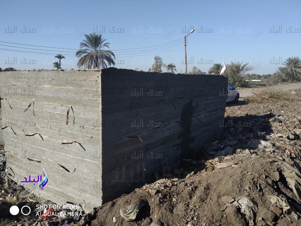 انشاء غرف لتجميع القمامة
