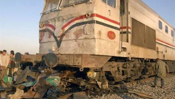 اصطدام قطار بسيارة اصطدام قطار بسيارة