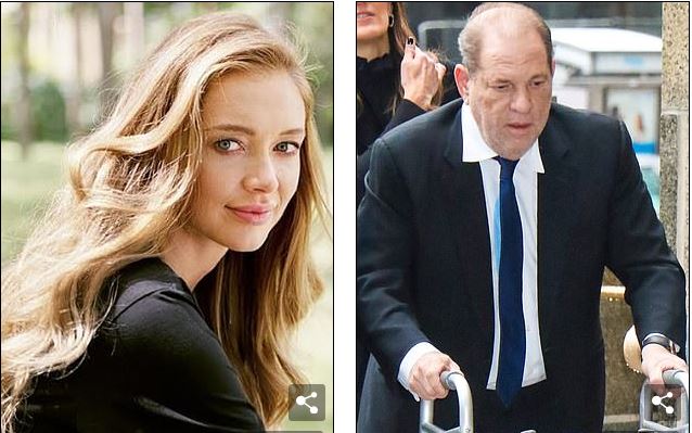 المخرج هارفي وينشتاين وعارضة الأزياء كاجا سوكولا