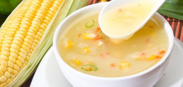 طريقة عمل شوربة الذرة
