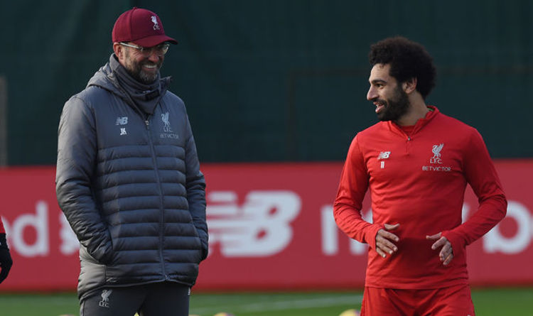 محمد صلاح مع يورجن كلوب محمد صلاح مع يورجن كلوب