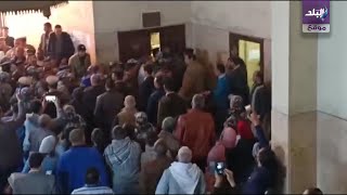 وصول المتهمين في القضية المعروفة اعلاميا بـ "شهيد الشهامة"،