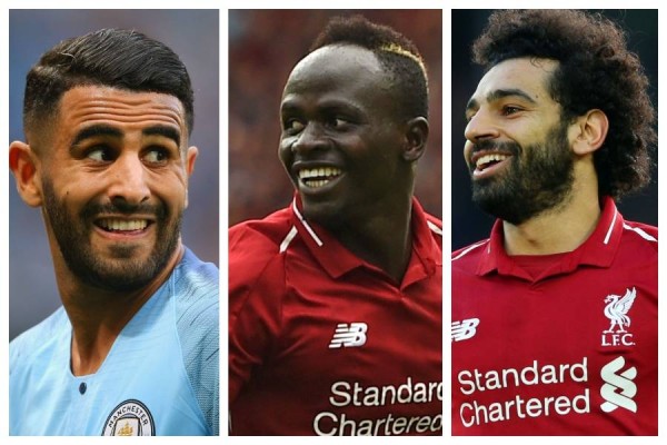 محمد صلاح ومانى ومحرز