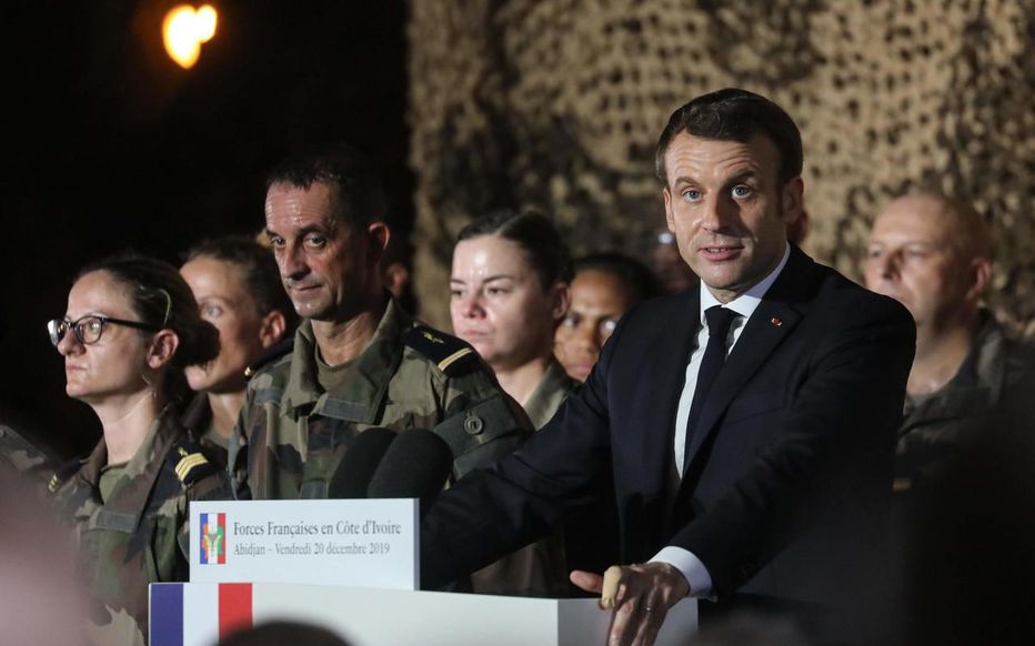 الرئيس الفرنسي إيمانويل ماكرون