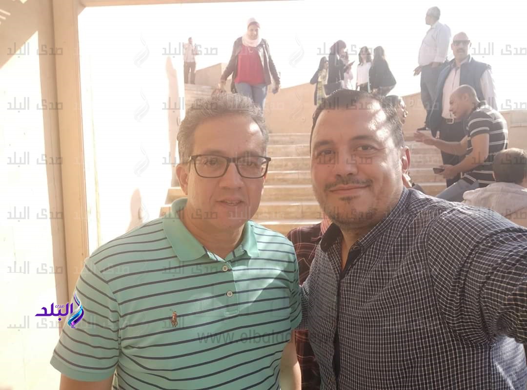 محرر صدي البلد مع وزير السياحة والآثار