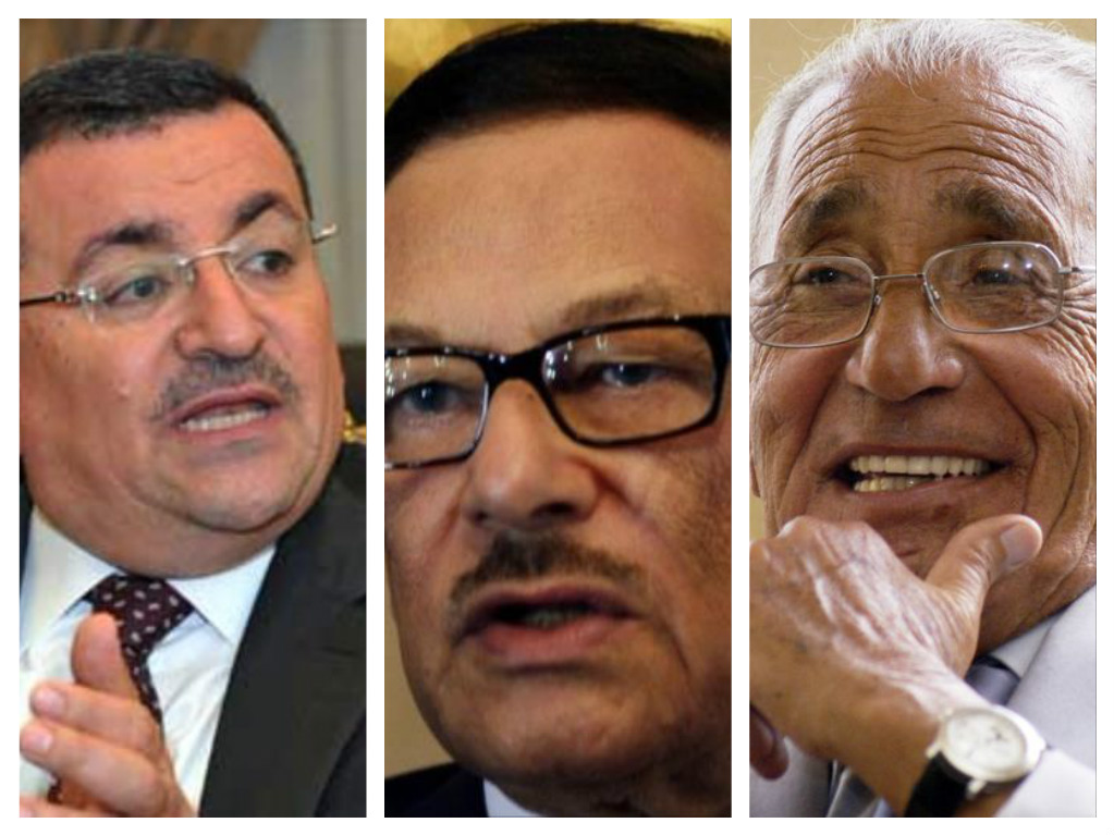 محمد حسنين هيكل - صفوت الشريف- أسامة هيكل  محمد حسنين هيكل - صفوت الشريف- أسامة هيكل