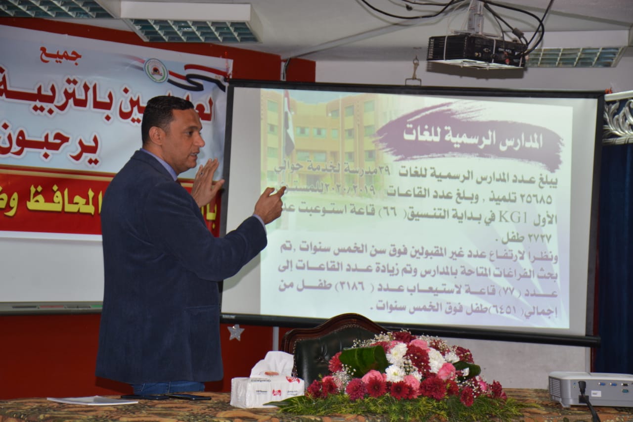 محافظ الدقهلية يستعرض أوضاع مديرية التربية والتعليم 