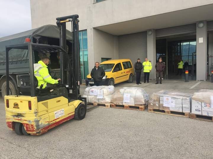 جانب من الشحنة