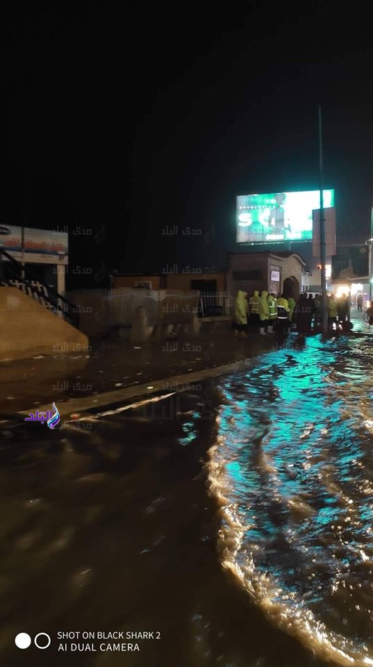 أمطار غزيرة تضرب الإسكندرية
