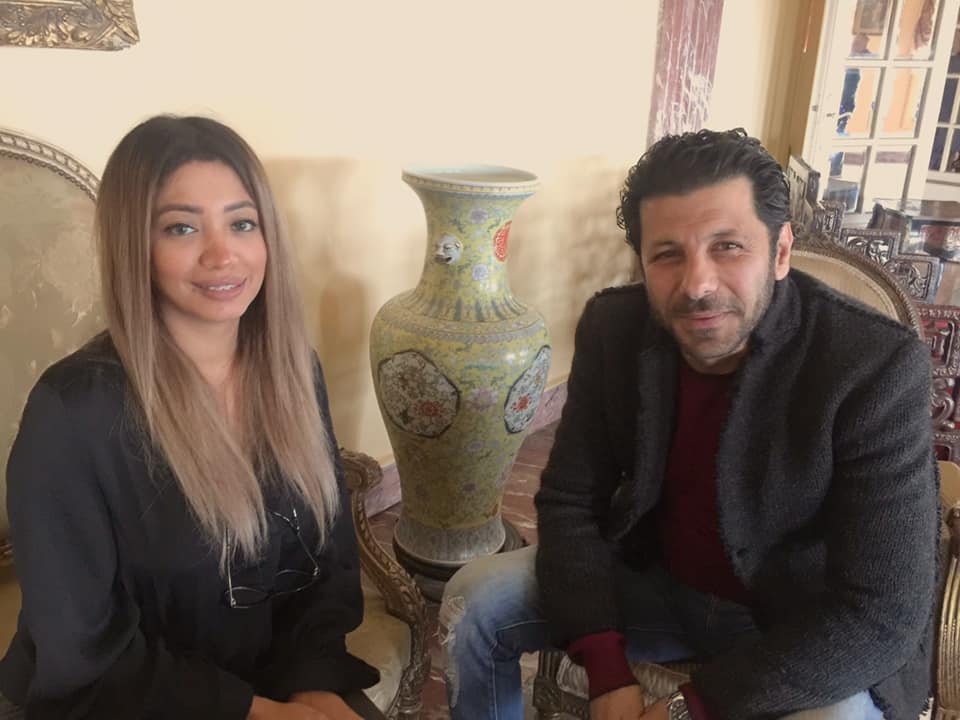 اياد نصار ومحررة صدى البلد
