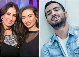 امل رزق وابنتها ومحمد الشرنوبب امل رزق وابنتها ومحمد الشرنوبب