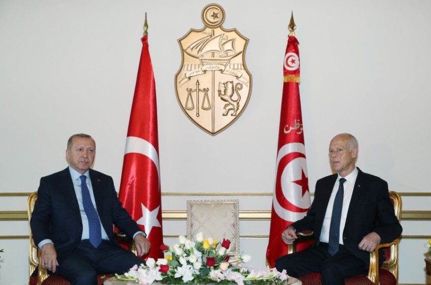 قيس سعيد وأردوغان قيس سعيد وأردوغان