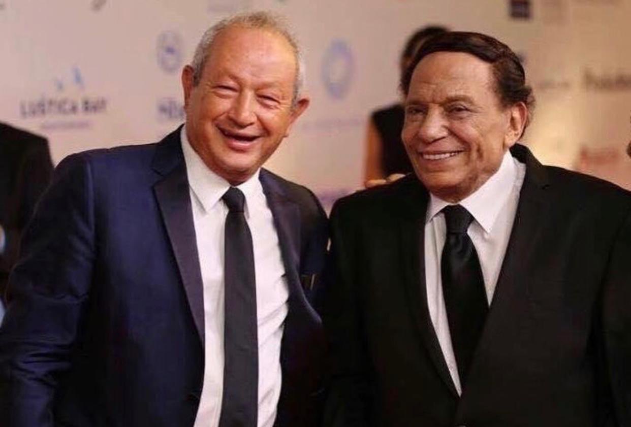 نجيب ساويرس وعادل امام نجيب ساويرس وعادل امام