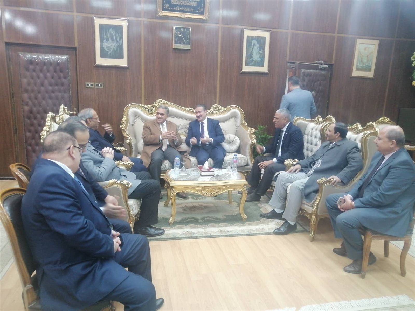 محافظ المنوفية يستقبل وفد محلية النواب محافظ المنوفية يستقبل وفد محلية النواب