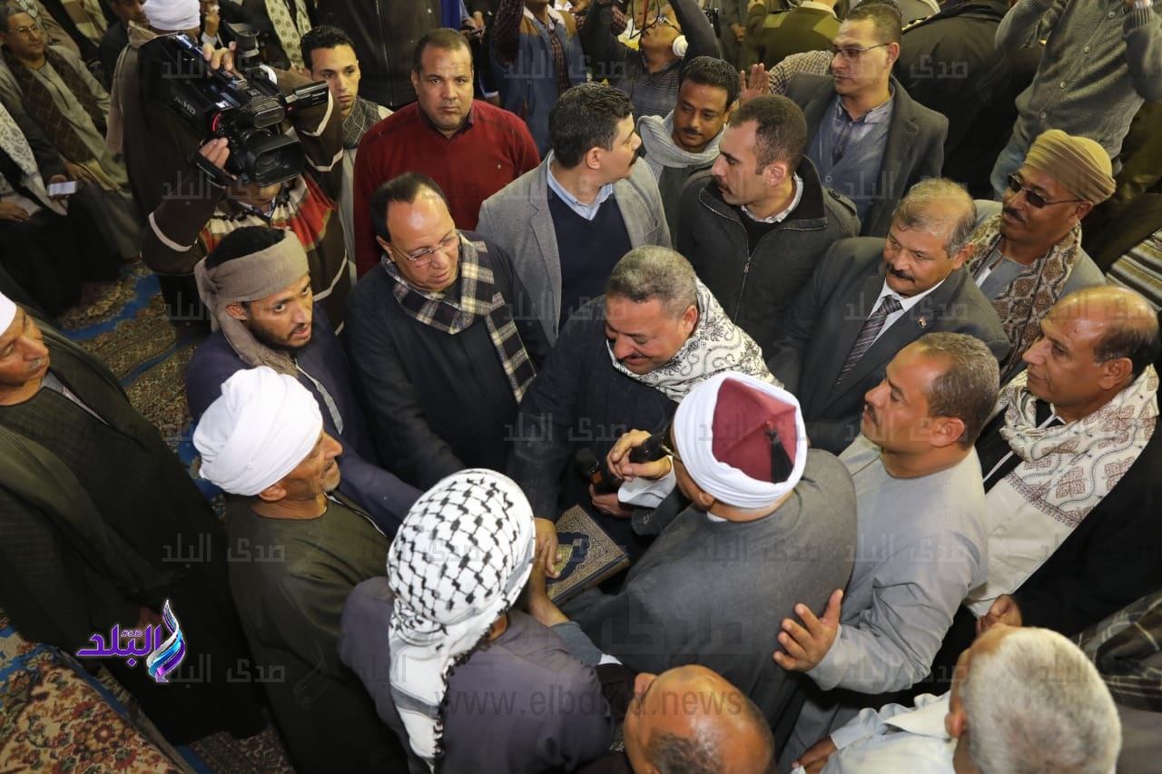 الصلح بين عائلتي الشرابلة وشاهين بدار السلام في سوهاج