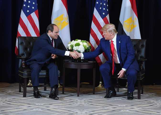 الرئيس السيسي و ترامب 