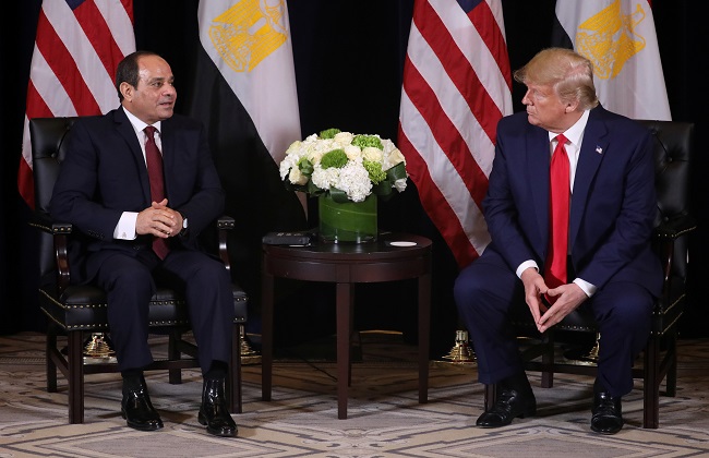الرئيس السيسي والرئيس ترامب