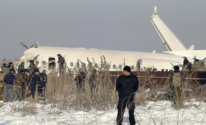 الطائرة الكازاخية المنكوبة  الطائرة الكازاخية المنكوبة