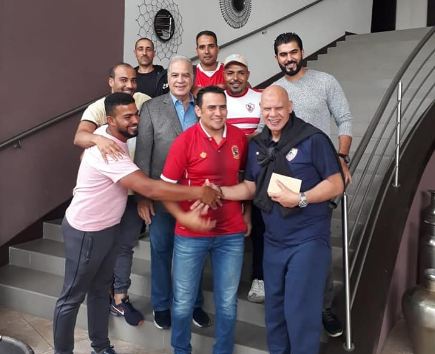 جماهير الأهلي تدعم بعثة الزمالك