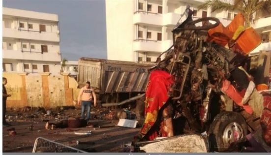 حادث طريق بورسعيد دمياط 
