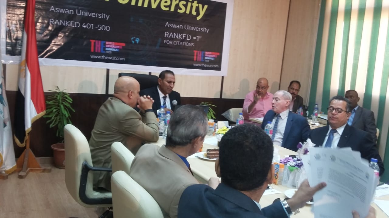 مجلس جامعة أسوان يستعرض أهم نجاحات الجامعة خلال عام 2019 .. 