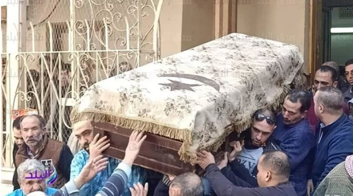 جنازة حادث طريق بورسعيد جنازة حادث طريق بورسعيد