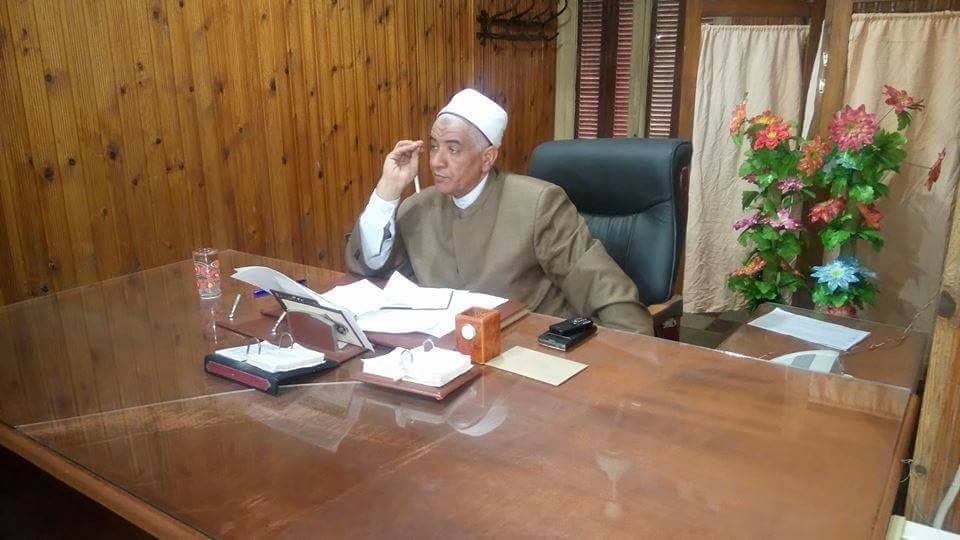 الشيخ سلامة عبد الرازق وكيل وزارة الأوقاف بالمنيا