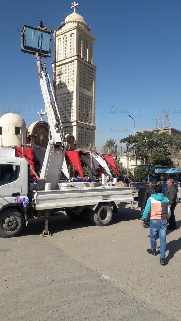 خطط تأمين وحملات نظافة بمحيط الكنائس