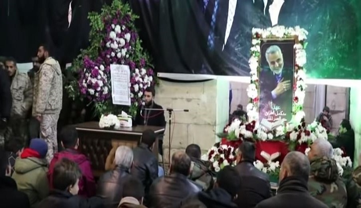 مجلس عزاء قاسم سليماني في سوريا