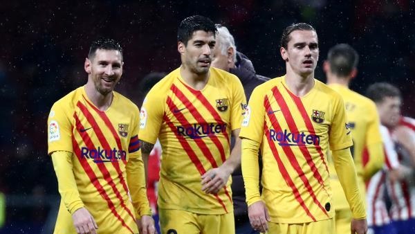 ميسي وجريزمان وسواريز