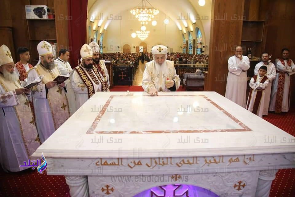 تدشين كاتدرائية العذراء مريم بعد تجديدها بالجزائر بسمالوط تدشين كاتدرائية العذراء مريم بعد تجديدها بالجزائر بسمالوط
