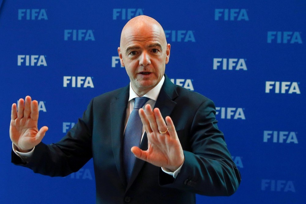 جياني إنفانتينو رئيس الإتحاد الدولي لكرة القدم