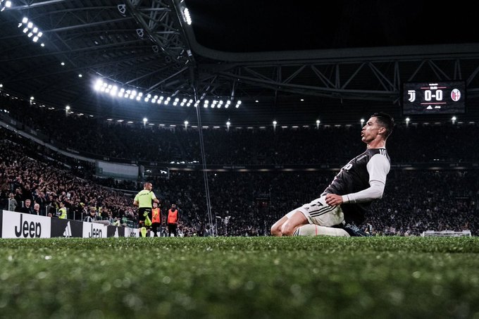 كريستيانو رونالدو لاعب فريق يوفنتوس