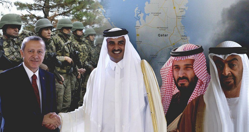 محمد بن سلمان - محمد بن زايد - اردوغان - تميم 