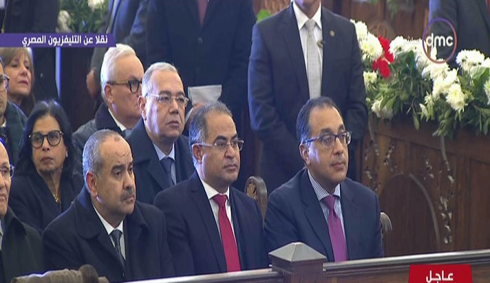 رئيس الوزراء يحضر قداس عيد الميلاد بكاتدرائية ميلاد المسيح 