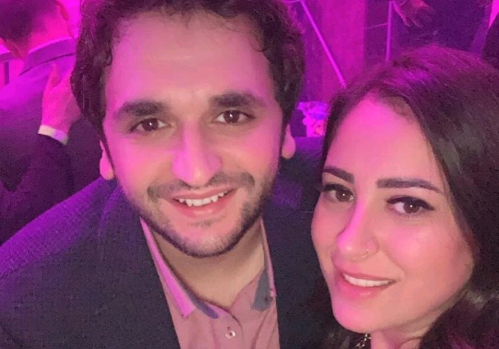 مصطفى خاطر وزوجته روان هلال مصطفى خاطر وزوجته روان هلال
