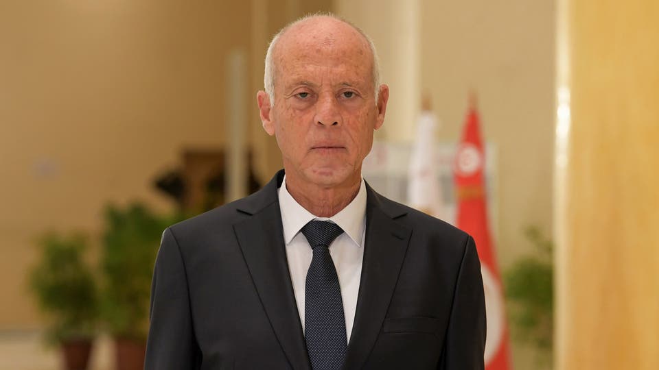 الرئيس التونسي قيس سعيد الرئيس التونسي قيس سعيد