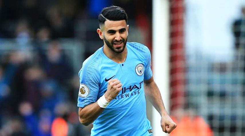 رياض محرز لاعب مانشستر سيتي