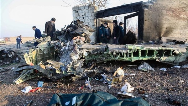 الطائرة الأوكرانية المنكوبة