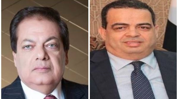 عصام هلال ورجل الأعمال محمد أبو العينين