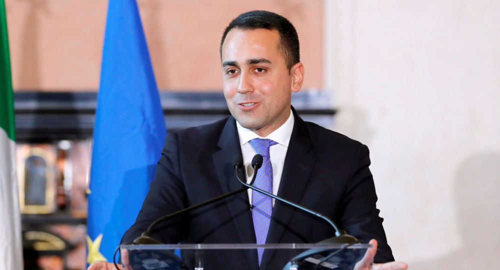 وزير الخارجية الإيطالي لويجي دي مايو وزير الخارجية الإيطالي لويجي دي مايو