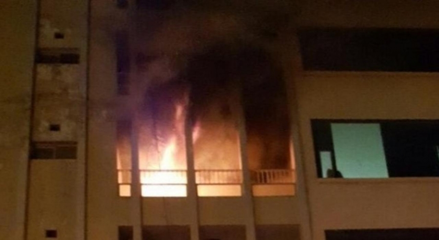 حريق فى شقة