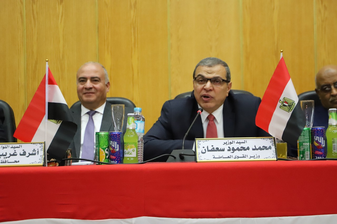 وزير القوى العاملة محمد سعفان