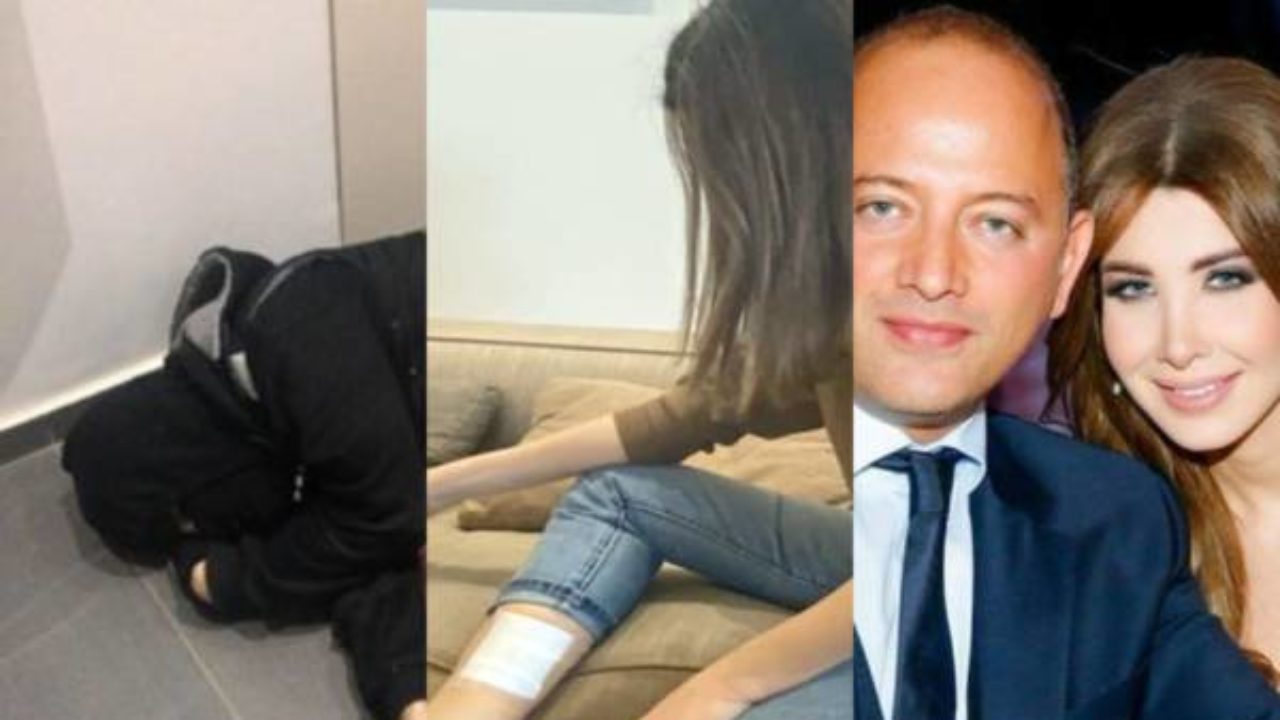 نانسى عجرم وزوجها والقتيل 