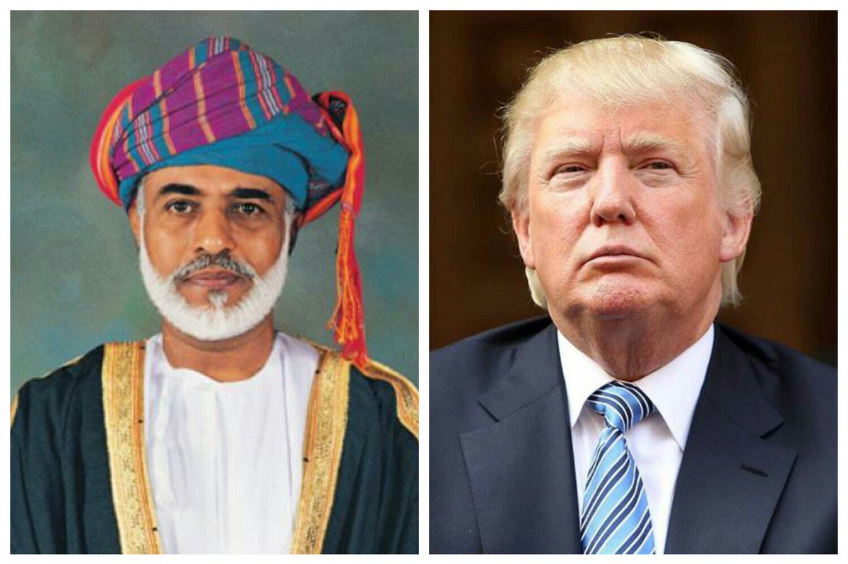 دونالد ترامب - السلطان قابوس دونالد ترامب - السلطان قابوس