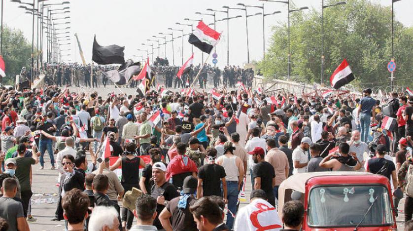 مصرع شخصين وإصابة 10 آخرين في مظاهرات حاشدة بالعراق