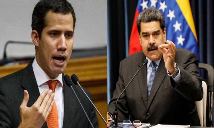 الرئيس الفنزويلي وزعيم المعارضة الرئيس الفنزويلي وزعيم المعارضة