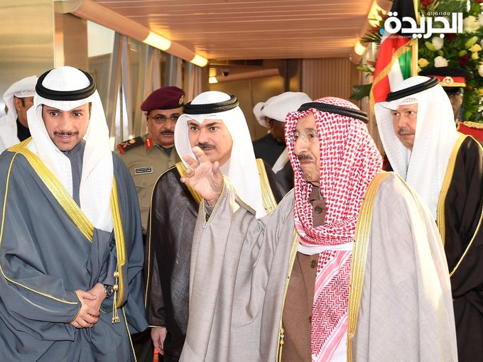 أمير الكويت والوفد المرافق له أمير الكويت والوفد المرافق له