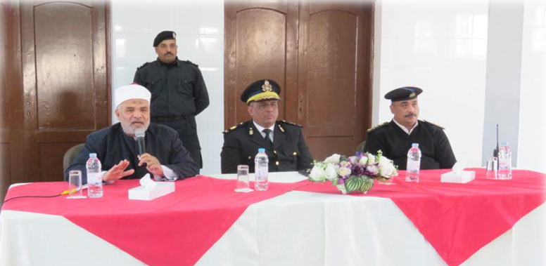ندوة تثقيفية لمجندى شرطة المسطحات 